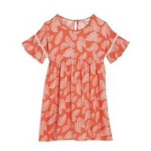 Aqua girls Leaf print dress big kid - 100% exclusive Bloomingdale